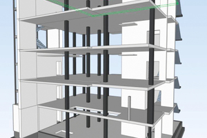  Die vollautomatische Schalungssoftware PPL 11.0 liest über die integrierte IFC-Schnittstelle die BIM-Daten ein und generiert daraus die optimale Schalungskomplettplanung. 