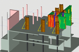  Die Schalungsplanung lässt sich bauabschnittsweise und taktweise anzeigen, ausgeben, berechnen und nachverfolgen. Damit behält die Arbeitsvorbereitung und die Bauleitung stets den Überblick über das Bauprojekt. 