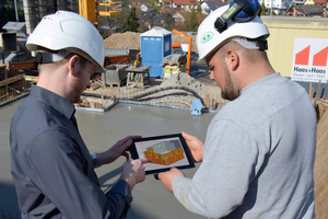  Mit BIM-fähiger Software und mobilen Endgeräten sind 3D-Modelle in Zukunft auch direkt auf der Baustelle verfügbar. 