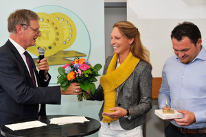  Daniela Fiege und Alex Braun aus Osnabrück nahmen als Drittplatzierte den Goldenen Kanaldeckel mit nach Hause. 