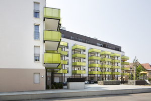 Mehrgeschossbau im Passivhausstandard: Das mineralische „Unipor Coriso“-Mauerwerk sorgt in Heilbronn für ideale Wärmedämmung und entsprechend hohe Energieeffizienz. 