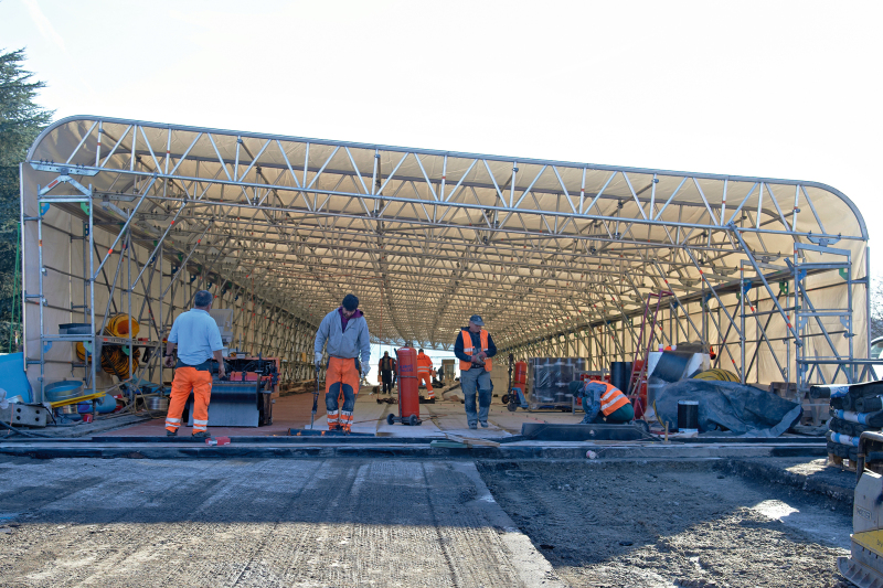 Straßenbau bei frostigen Temperaturen - THIS – Tiefbau Hochbau