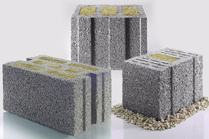  Gefüllte, hochwärmedämmende KLB-Mauersteine eignen sich für Bauweisen bis hin zum Passivhaus-Standard. 