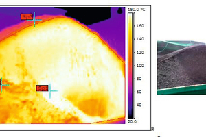  Vorteil für das bauausführende Unternehmen: Mit dem Asphaltprofi Thermo liefern das Unternehmen das Mischgut so heiß und homogen an, dass der geforderte Verdichtungsgrad problemlos erreicht wird. 