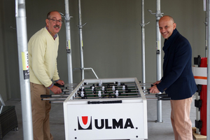  Harald Litze (l.) und Thomas Fiebig spielen sich bei Ulma die Bälle zu – kollegial und auf höchstem technischen Niveau.  