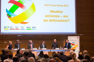  Der IFAT Zukunftsdialog fand am 23. Januar 2018 um 13:00 Uhr im ICM in München statt. 