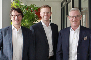  Ab sofort bilden Frank Wagner (r.), Geschäftsführender Gesellschafter, und Markus Huppertz (m.), neuer Geschäftsführer, zusammen mit dem Geschäftsführer und Mitgesellschafter Christian Merkel (l.) die Geschäftsführung bei Birco.<br /> 