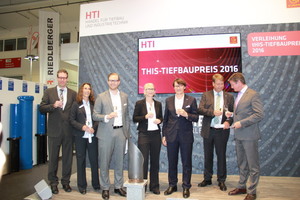  Preisverleihung THIS Tiefbaupreis 2016 im Rahmen der Messe IFAT in München. 