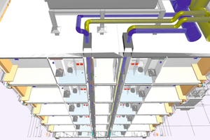  Building Information Modeling: Planungsfehler und Kollisionen zwischen einzelnen Gewerken können mittels BIM frühzeitig erkannt und schnell behoben werden. 