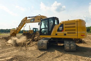  Weniger ist mehr: Indem das neue Bagger-Trio von Caterpillar eine gemeinsame Entwicklungs- und Produktionsplattform nutzt, können Entwicklungskosten zurückgefahren werden – auch vereinfacht sich die Ersatzteilhaltung, nicht nur bei den Filtern. 