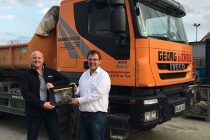  Partner: Markus Eichele, Geschäftsführer der Georg Eichele GmbH in Abtsgmünd (rechts) und Gerwin Geisel, Verkaufsleiter Sitech Deutschland. 