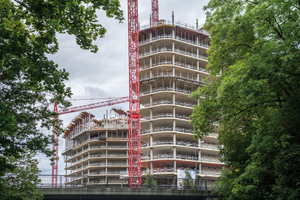  Das Großprojekt Bavaria Towers entsteht mit Schallösungen von Hünnebeck. 