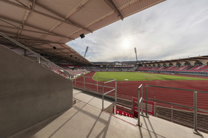  Blick in die neue, fertiggestellte Multifunktionsarena. 