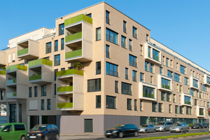  Das Projekt 55 Frames bietet hohe stadträumliche Qualität inmitten der Kölner Innenstadt. Die spannungsvoll gegliederte Fassade repräsentiert eindrucksvoll das architektonische Konzept. 