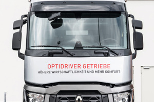  Renault Trucks zeigte in München ein umfassendes Spektrum von Fahrzeugen für den kommunalen Einsatz, für Straßendienst und Bauaufgaben. 