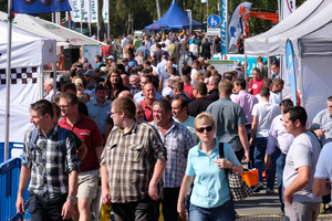  Die Messe GaLaBau in Nürnberg zieht alle zwei Jahre viele Fachbesucher an. 