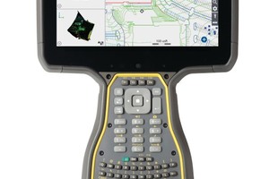  Der neue Feldrechner von Trimble TSC7. 