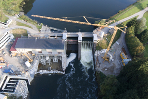  Ökostrom aus Wasser: Das Wasserkraftwerk in Biessenhofen ermöglicht die Nutzung der natürlichen Ressource zugunsten von Mensch und Umwelt. 