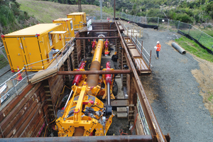  Nur dreieinhalb Monate brauchte das Baustellenteam für die Untergrundmission auf der neuseeländischen Halbinsel. 
