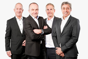  Das Geschäftsführer-Quartett der AFL: (v.l.), Ernst-Ulrich Laux, Ernst-Ulrich Partes, Oliver Diebold und Robert Wagner sorgen dafür, dass Kunden der Kiesel-Gruppe Finanzierungen nach Maß erhalten. 
