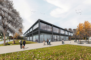  Das Gebäude befindet sich in unmittelbarer Nachbarschaft zur Zeppelin-Universität, zur Swiss International School und zum DHBW-Campus.  