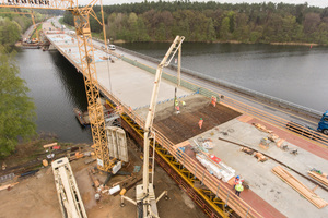  Durch Verzögerungen im Bauablauf entstand bei der Teilfertigstellung ein straffer Zeitplan. Concremote sorgte für Überraschungen: Die notwendigen Betonfestigkeiten waren schneller erreicht als erwartet. 