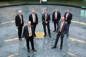  Der VDBUM-Vorstand: Josef Andritzky, Michael Hennrich, Peter Guttenberger (Präsident), Dieter Schnittjer, Jan Scholten, Dirk Bennje (Vizepräsident) und Roland Caillé (von links). 