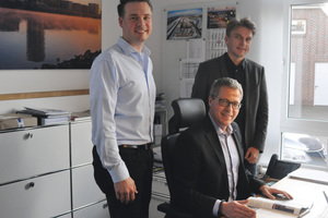  Prägen das Unternehmen: Matthias Meyer, Christian Schaefer und Holger Schmidt (von links). 