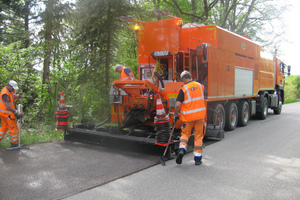  Die sanierte Verkehrsoberfläche kann nach rund 15 Minuten wieder für den Verkehr frei gegeben werden.  