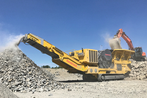  Der Backenbrecher B7e löst mit größerem Brecher und höherer Maximalleistung das Modell B6 ab. 