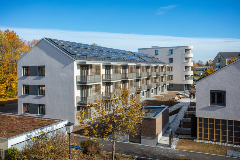 Gegen den Wohnraummangel: Auftraggeber der 35 Wohnungen ist die Gemeinde Neubiberg. Sie hatte beim Bau den Bedarf ihrer Bediensteten im Blick.