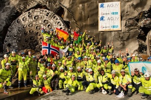  Kürzlich feierte die Baustellencrew den finalen Doppeldurchbruch der beiden TBM „Anna“ und „Magda“ bei der Follo Line in Norwegen. Im Land des bisher vom konventionell Sprengvortrieb dominierten Tunnelbaus stellt der erfolgreiche Projektabschluss einen wi 