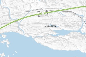  Der neue, doppelröhrige Eisenbahntunnel verläuft von der Gemeinde Ski im Süden der Metropole bis ins Zentrum von Oslo. Dank der hohen Vortriebsleistungen der Doppelschild-Technologie können alle Tunnelarbeiten von einer zentralen Großbaustelle aus gesteue 