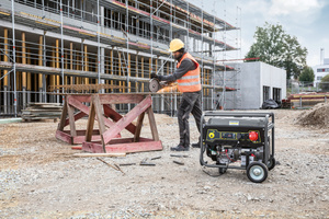  Die neuen Generatoren ermöglichen  den Betrieb von elektrisch betriebenen Geräten auch dort, wo keine Stromversorgung zur Verfügung steht. 