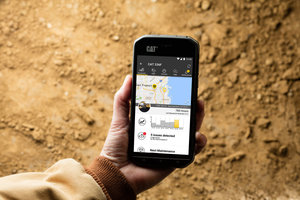  Die neue App von Caterpillar ermöglicht das Flottenmanagement nun auch von unterwegs aus. 