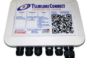  "Tsurumi Connect" erfasst die Leistungsdaten einer Maschine, wertet sie aus, steuert ihren Betrieb automatisch oder manuell initiiert und überwacht den Standort. 