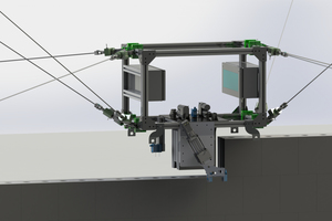  Seilroboter stellen einen innovativen, vielversprechenden Ansatz für die Automatisierung der Bauprozesse bei Kalksandsteinmauerwerk dar. 