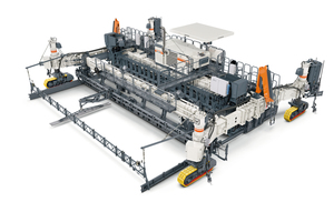  Das robuste Maschinendesign der Wirtgen Gleitschalungsfertiger SP 124i/SP 124 und SP 124 Li/SP 124 L ermöglicht einen kontinuierlich leistungsstarken Betoneinbau und präzise Einbauergebnisse auch unter schwierigen Baustellenbedingungen. 