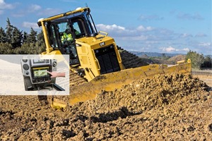  Earthworks für Dozer ist ein vollautomatisiertes 3D-Steuerungssystem für die Längs- und Querneigung des Schildes. 