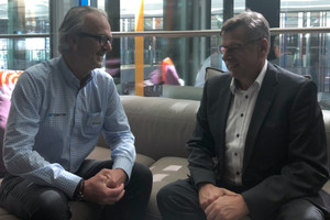  Wolfgang Bücken, Business Development &amp; Key Account Manager DACH bei Topcon Positioning Deutschland, sprach auf der Intergeo 2019 in Stuttgart mit THIS-Chefredakteur Eugen Schmitz über mögliche Effizienzgewinne mit der neuen GTL-1000.  