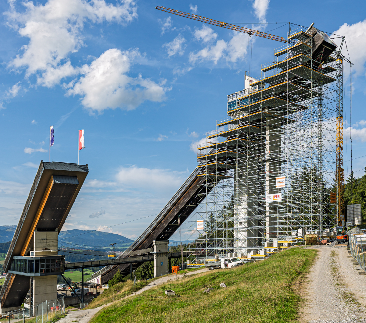 Integraler Gerüstbau macht fit für die Vierschanzentournee THIS