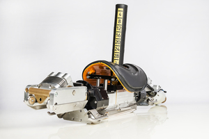  Einlaufsanierungsroboter EL300 – geeignet für Sanierungsarbeiten mit Harz oder Mörtel. 