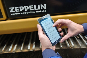  Per App gibt es Infos über den auszuführenden Auftrag, welche und wo Arbeiten an der betroffenen Baumaschine auszuführen sind.  