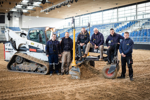  Das Fair Ground Team v.l.n.r.: Christopher Franke, Kevin Dettmeier, Andreas Busch, Ekhard Dettmeier, Alexander Schmidt, Paul Smitz. 