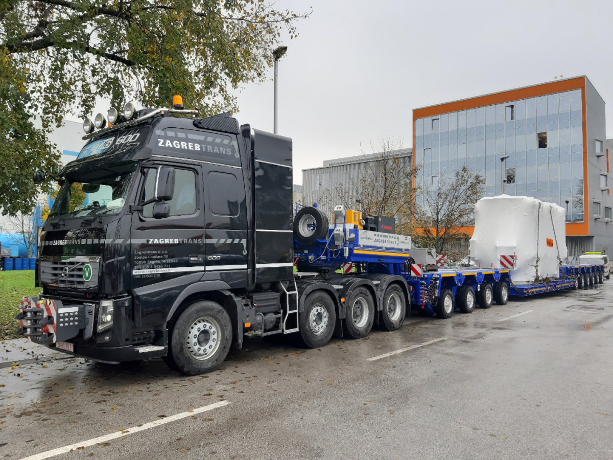 Zagrebtrans hat seinen Fuhrpark um eine Ultralightcombi Kombination von Scheuerle erg?nzt.