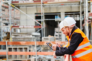  Jeder Verantwortliche auf der Baustelle braucht jederzeit einen aktuellen Plan – mit Datenaustausch per Dropbox kein Problem. 