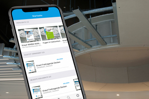  Jetzt auch für Smartphones nutzbar: die Knauf Infothek-App mit allen relevanten Dokumenten und Informationen zu Systemen und Produkten. 