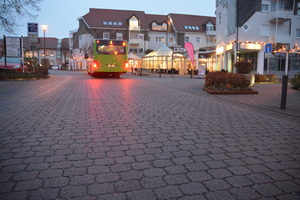  Die Rabanus-Maurus-Straße im Januar 2020: Der Belag liegt wie er seit 2009 verlegt wurde ohne besondere negative Vorkommnisse, ohne Aufschwemmungen oder Frostschäden. Lediglich nachgesandet wurde alle drei Jahre. 