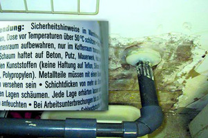  Wasserdurchlässige Dichtungsmaterialien bzw. fehlende Adhäsion 