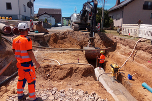  Nachhaltigkeit war Trumpf bei der Sanierung der Infrastruktur in Mudershausen, auch bei der Wahl des Kanalrohrsystems. 